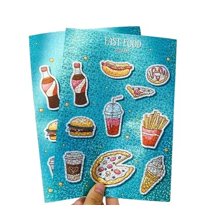 Vinyl Hologram Cartoon Sticker Printing